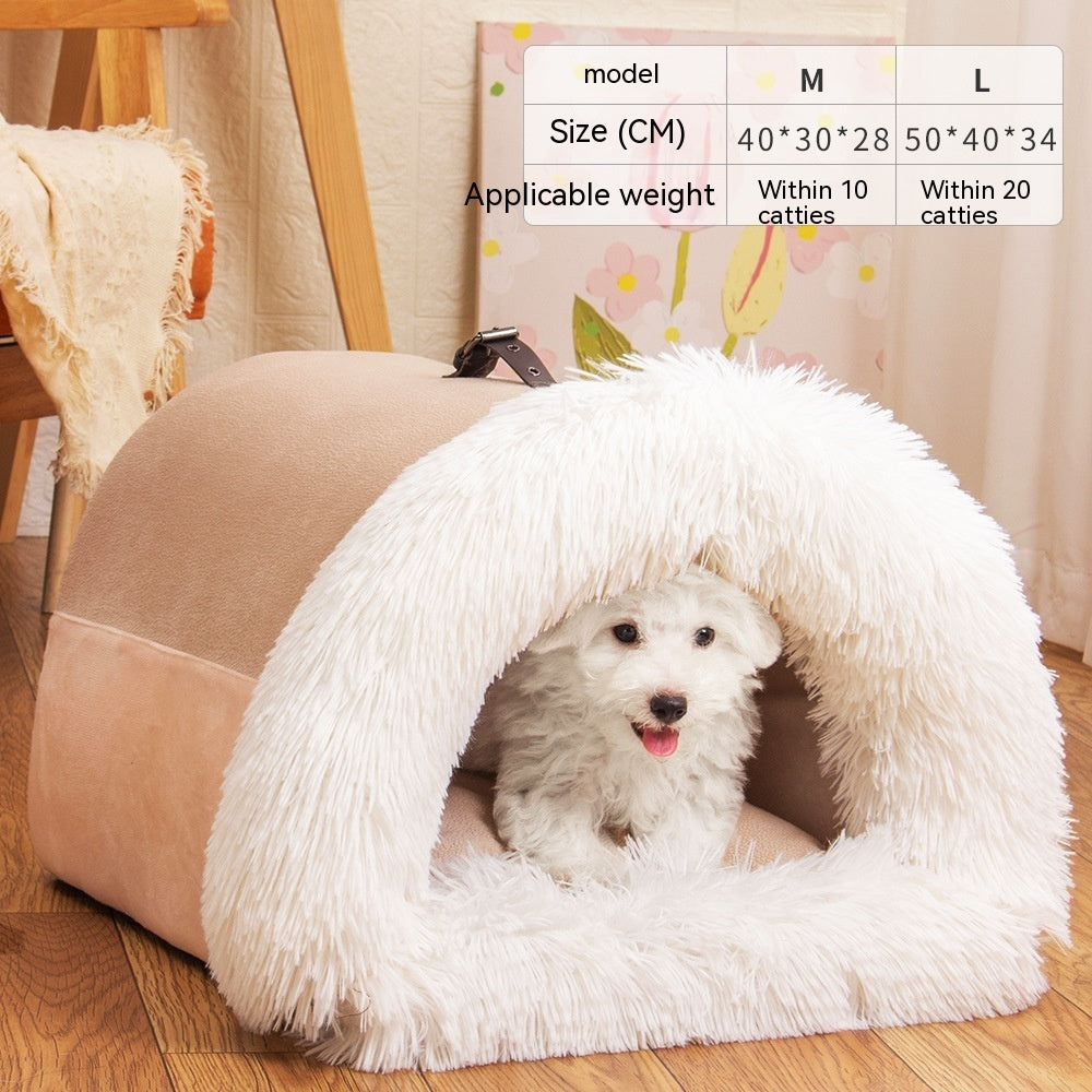 Warm Dog Nest - Cozy Comfort for Your Furry Friend